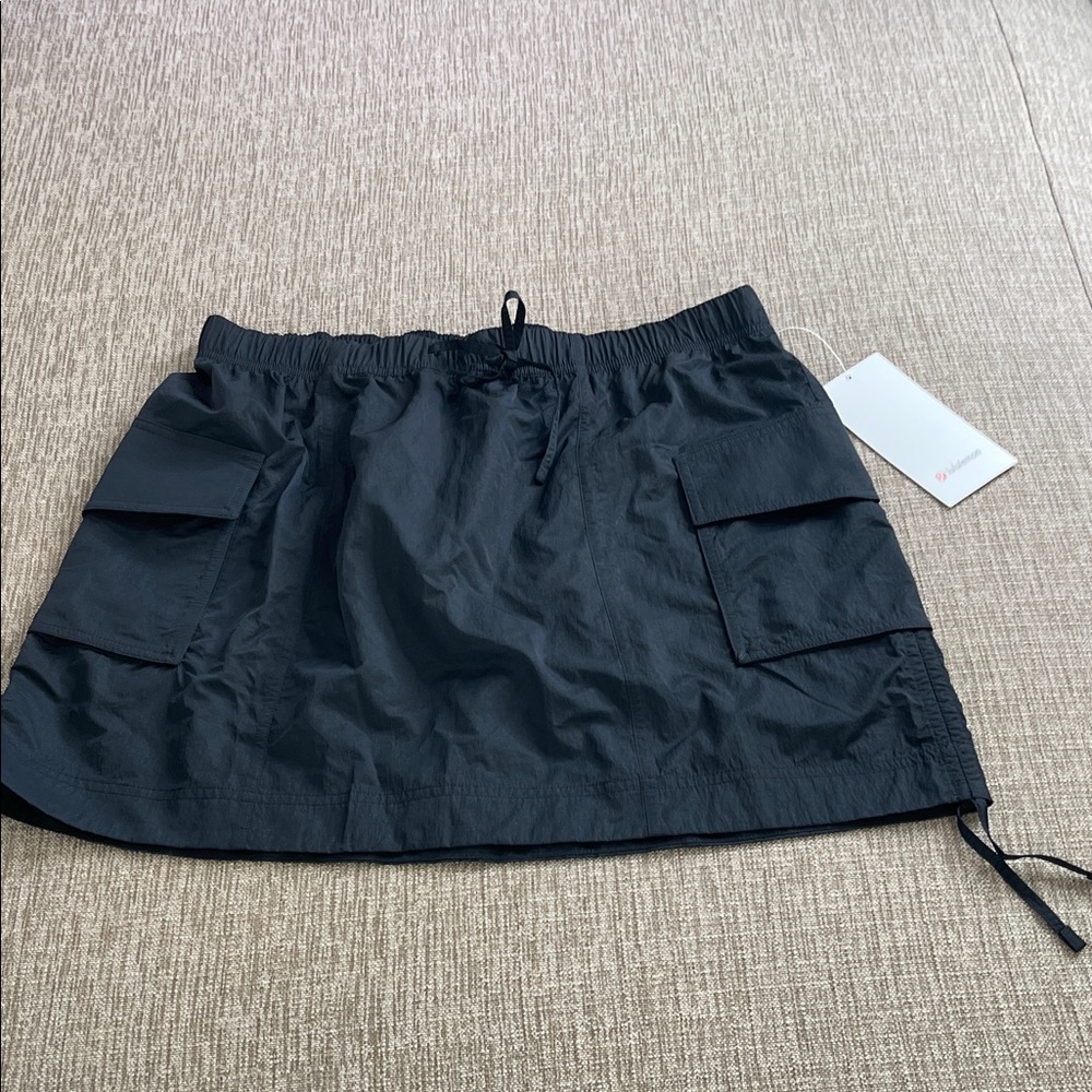 Lululemon Nylon Cargo Mini Skirt